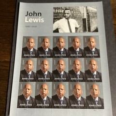 SCOTT# 5801 SHEET OF 15 JOHN LEWIS FOREVER STAMPS MNH-2023-US