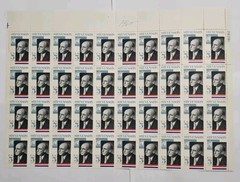 Stamp US Postage 5c 5 Cent Unfull Sheet OF 40 Stamps Stevenson 1965