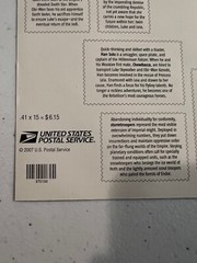One sheet of STAR WARS Character Anniversary Set US # 4143 & One of YODA # 4205
