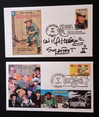Will «SUGARFOOT» Hutchins signed First Day Of Issue Cover + Additional FDC