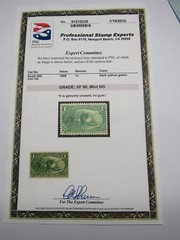 PSE Certified Stamp! 1898 U.S. POSTAGE ONE 1¢ GR-XF90 Mint NG Stamps STP-32-IB