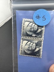 Rare 1966 Frank Lloyd Wright 2 Cent U.S. Postage Stamp –Mint /Unused Set Of 2 #5