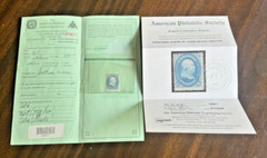 US Franklin Stamp Scott 63 Unused Genuine Regummed 2008 APEX Cert CAT $350