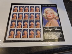 US SHEET OF 20 MARILYN MONROE 32 CENT STAMPS MNH