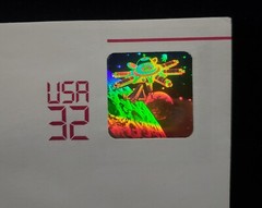 Hologram Stamp 32 Cents Holographic Stamped Envelope