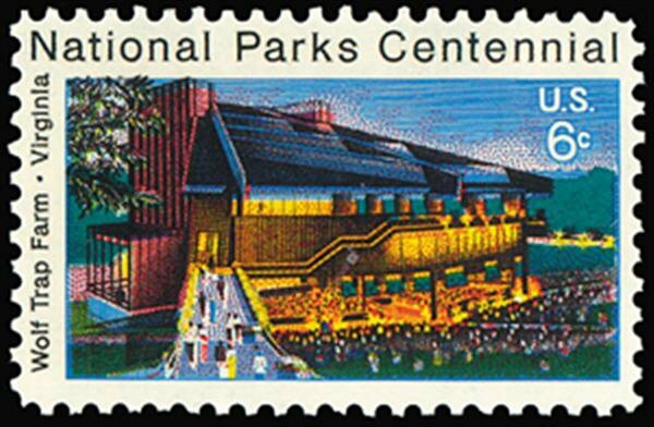 USA 1972 – National Parks Centennial Issue — WOLF TRAP FARM – MNH – Scott #1452