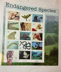 US Postage STAMPS 1996 15 Diff. ENDANGERED SPECIES. 32c 15 stamps MNH #3105