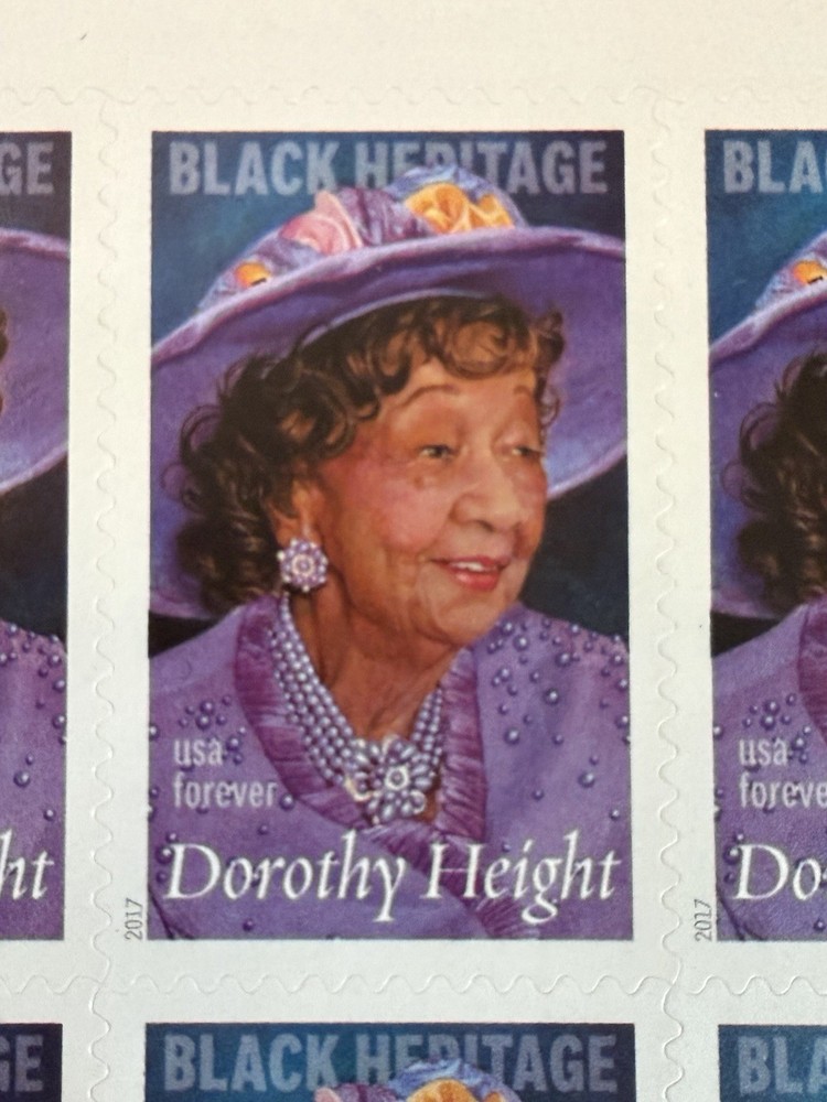 US Black Heritage Stamps 2017 Dorothy Height Pane Of 20 MNH 40th In A Series