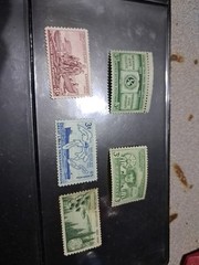 Three Cent Stamps mixed