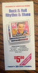 USPS Legends of American Music Stamp Booklet Elvis Presley Rock & Roll 29¢ 1993