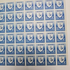 Stamp US Postage 4c 4 Cent Sheet OF 60 Stamps SEATO Unity Peace Progress