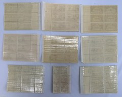 US Commemorative Plate Block Collection 1947-1954 MNH Americana History Scouts