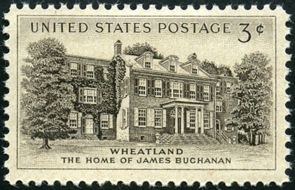 USA 1956 – Wheatland / Pres. Buchanan’s Home, Pa. – MNH Stamp – Sc. #1081