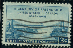 USA – 1948 – 100th Anniversary of United States-Canada Friendship – 3¢ – #2947