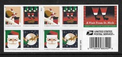 USA SC # 5647b A Visit From St. Nick / Complete . MNH