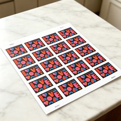 2021 Love Hearts Scott #5543 USPS MNH Pane of 20 (20 Sheets – 400 Stamps)