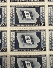 46 Scotts #942 3 cent deep blue Postage Stamps. 1946 Issue. MNH