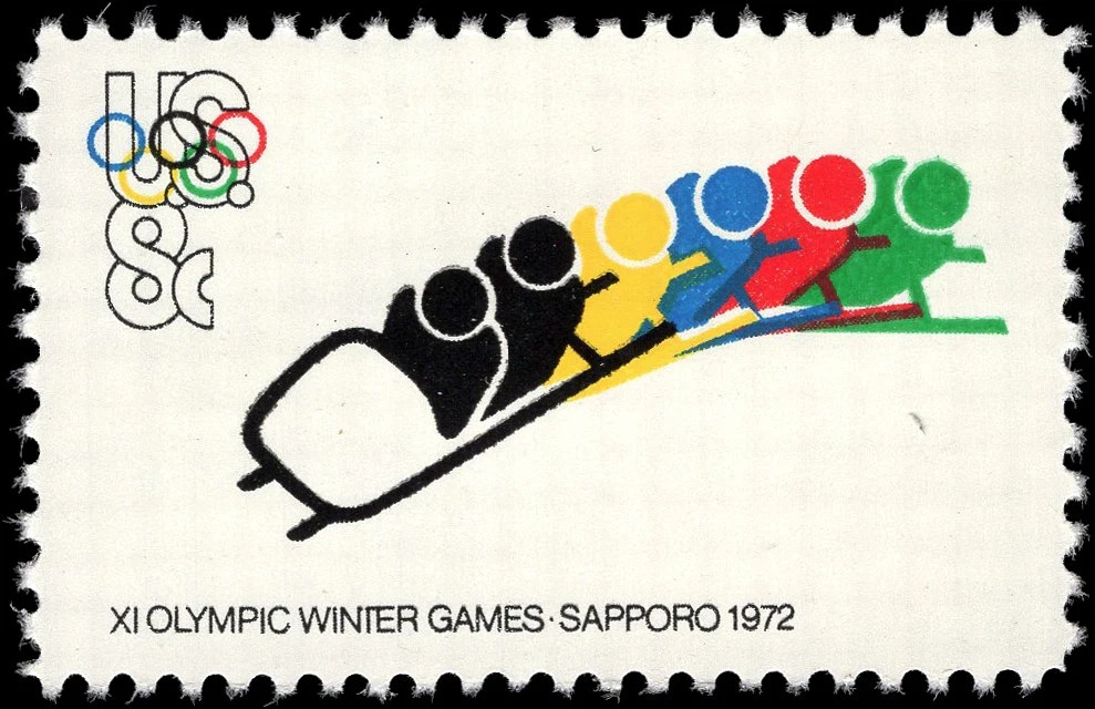 USA 1972 – «XI OLYMPIC WINTER GAMES» SAPPORO 1972 – BOBSLED – MNH – Sc. #1461