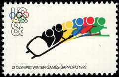 USA 1972 – «XI OLYMPIC WINTER GAMES» SAPPORO 1972 – BOBSLED – MNH – Sc. #1461