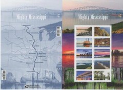 US SCOTT 5698 MIGHTY MISSISSIPPI SHEET OF 10 STAMPS FOREVER MNH