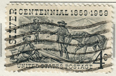 USA – 1959 The 100th Anniversary of Discovery of Silver at Comstock Lode, Nevada