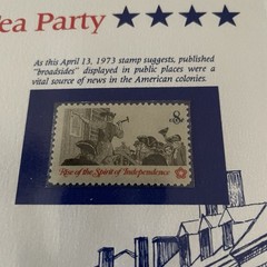 USA Stamp Series Panel The Boston Tea Party Postal Commemorative Society Pg 3
