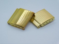 WATCH BAND EXTENDER SPECIAL 20 mm GOLD TONE WATCH CLASP U.S.A. SELLER