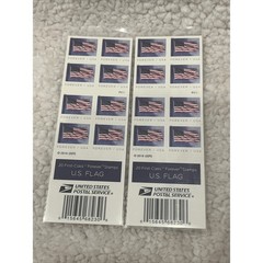 2018 USPS Forever Stamps – 40 First Class Forever Stamps (USA Flag) Brand New