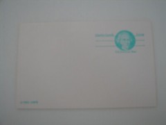 U.S. #UX105 MINT POST CARD DOMESTIC RATE CHARLES CARROLL
