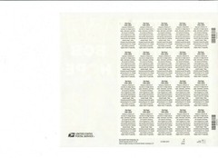 One Sheet x 20 Stamps of «G.I» BOB HOPE 44¢ US PS Postage Stamps. Scott # 4406
