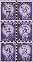 BK105 1958 # 1035 LIBERTY Full Booklet of 24 X 3 cent stamps