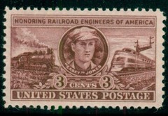 #993 3¢ RAILROAD ENG. CASEY JONES STAMPS LOT OF 400 MINT- SPICE UP YOUR MAILINGS