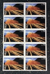 2009USA #C146 79c Zion National Park Airmail Utah – Block 10 from Sheet mint