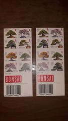 2 Bonsai Trees USPS First-Class Mail Forever Postage Stamps – Booklet of 20