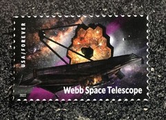 2022USA #5720 Forever James Webb Space Telescope – Block of 10 mint postage