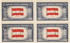 U.S. 5¢ WWII Overrun Countries Austria Postage Stamp #919 Pack of 100