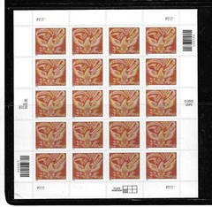 USA SC # 3646 Coverlet Eagle. MNH