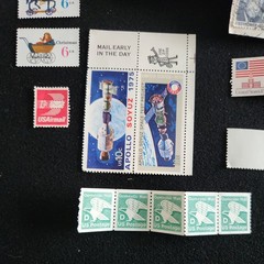 Lot 82 Vintage US Stamps Mint MNH 1970s Apollo Soyuz Wildlife Bicentennial Rare