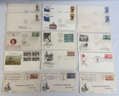 14 Vintage First Day Covers and Last Day Post Office Covers Statehood History
