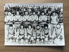 Vintage Photo SSV Brixen Handball Team Ultras Volani Rovereto Fans Italy 1980s