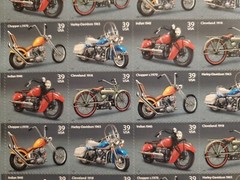 Lot of 8 Sheets Muscle Cars, 50s Fins, Motorcycles Postage Stamp MNH Full Sheets