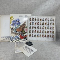 1982 Fifty State Birds and Flowers Mint Set with Stamps IN USPS Sealed package