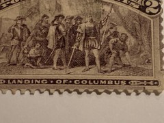 Rare 1893 2 Cent Landing of Columbus US Stamp