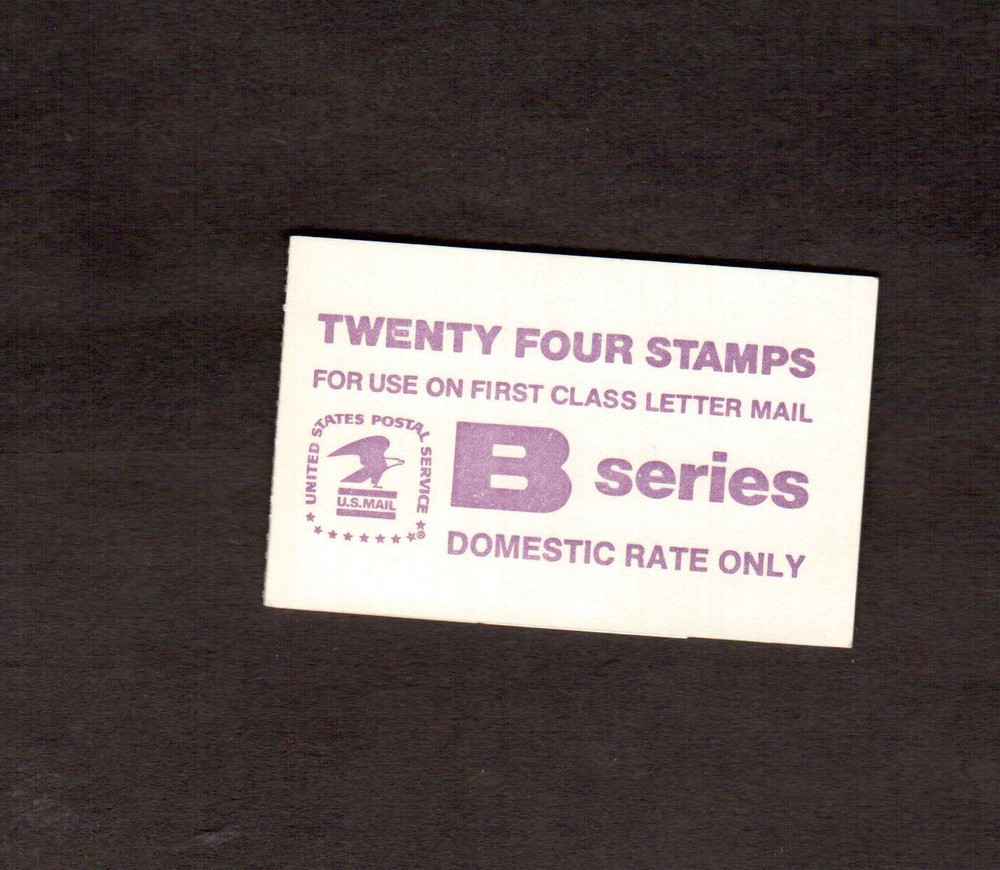 # BK136 18 cent Booklet of 24 1981 «B» SERIES Rate Violet Eagle