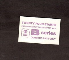 # BK136 18 cent Booklet of 24 1981 «B» SERIES Rate Violet Eagle