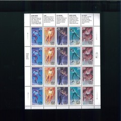 United States 29¢ Winter Olympics Postage Stamp #2807-11 MNH Full Sheet