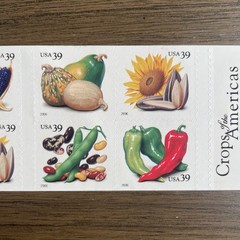 Vintage Tropical Flowers Beautiful Blooms and Crops of the Americas Stamps lot