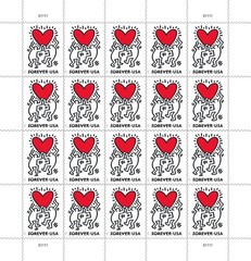 United States Postal Service Love 2025 Postage Stamps (Sheet of 20) 20
