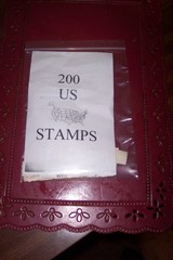 US stamps off paper