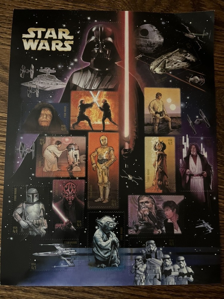 15 STAR WARS STAMPS $.41 Post Office Collector ROTJ ESB Phantom Menace SW Yoda